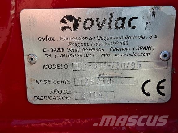 Ovlac LB 3+1 120/95 Arados reversibles