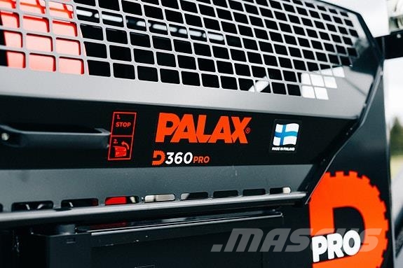 Palax vedmaskin D360 Ergo m/ekstrautstyr Meža piekabes
