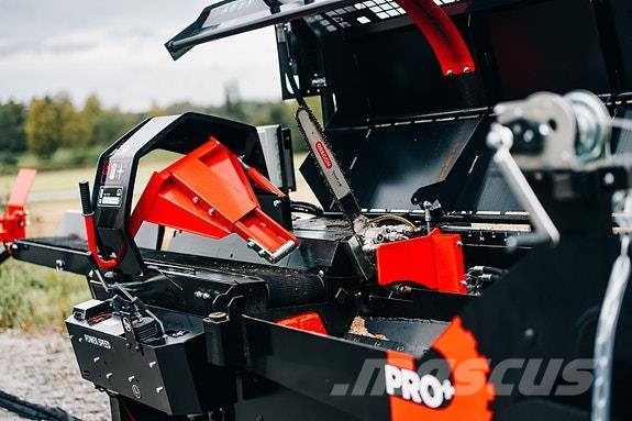 Palax vedmaskin D410 Pro+ PTO Forstanhänger