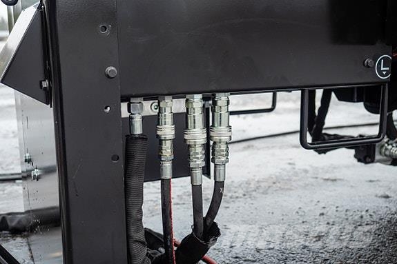 Palax vedmaskin D410 Pro+ PTO Forstanhänger