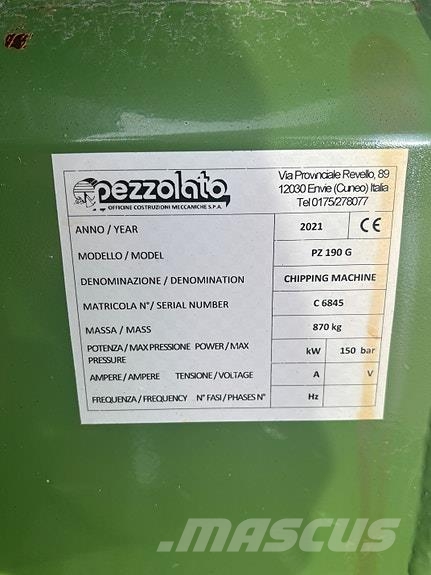 Pezzolato PZ 190 G Tømmerhengere