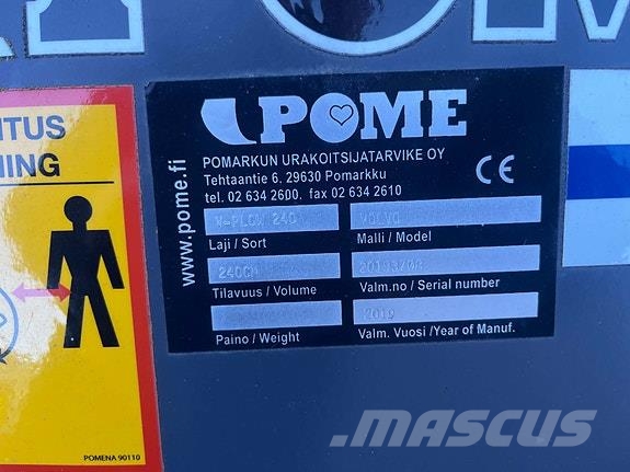 Pome V-240 Snow blades and plows