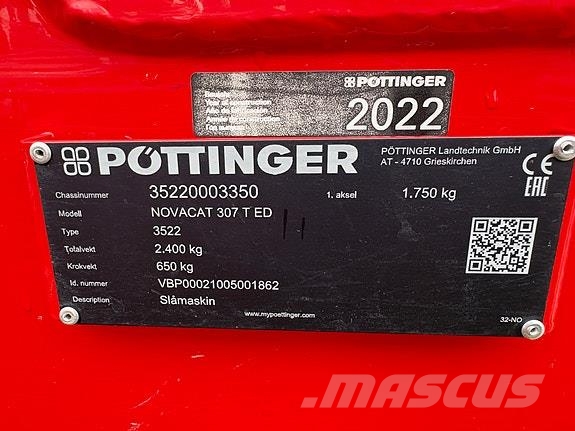 Pöttinger Novacat 307 T ED Slåttermaskiner