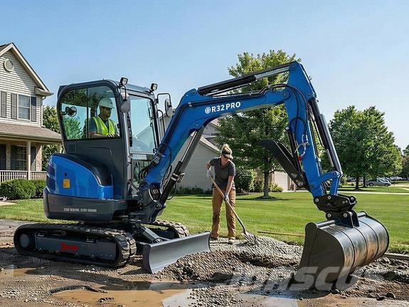 Rippa R32 PRO Kubota V1505 - 3,6 tonn - 99 l/min Statyba - Kita