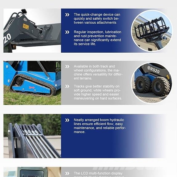 Rippa RS20 – Kubota V2607 – 1 050 kg nominell last Muut koneet