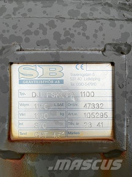 SB graveskuffe med S70-feste 1150L Muut koneet
