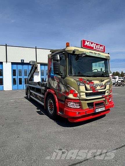 Scania P23 Elektrisk liftdumper med utskyt. Lav km! 其他貨車