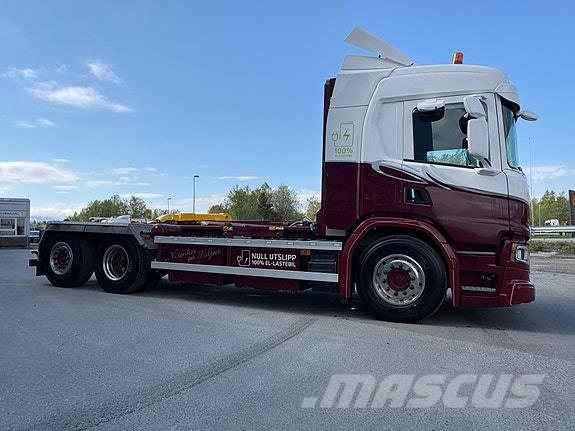 Scania P23 elektrisk med Joab krokløfter Camiones desmontables