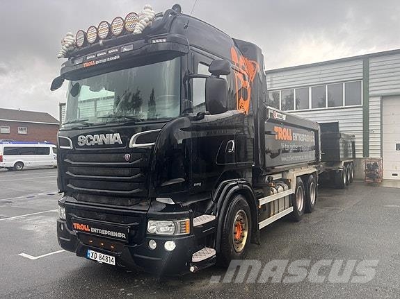 Scania R 580 6x4 Istrail , Nor-slep kjerre 2006 modell Camion ribaltabili
