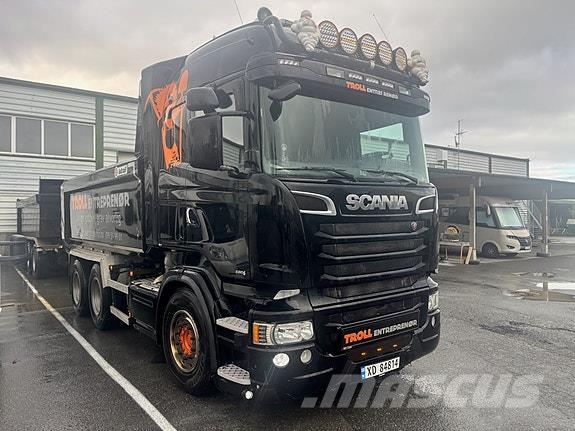 Scania R 580 6x4 Istrail , Nor-slep kjerre 2006 modell Camion ribaltabili