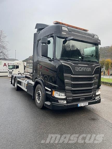 Scania R 590 B6X2NB MED JOAB L21 KROKPÅBYGG Absetzkipper