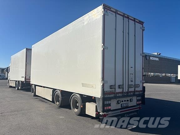 Scania R 650 6x2 Bussbygg med kjøttheng, Henger 2014 mode 貨箱式卡車