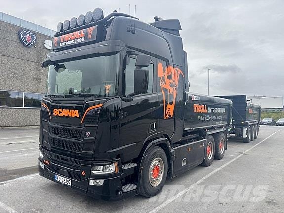 Scania R 660 6x4 tippbil , Istrail kjerre 2025 modell Bañeras basculantes usadas