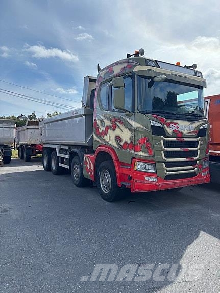 Scania R500 8x4 Istrail tippbil 덤프 트럭