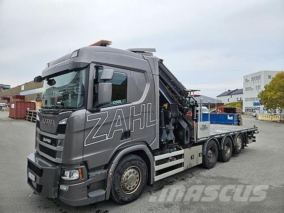 Scania R540B8x4*4NB med Palfinger PK53002SHE 6 utskyt PJ Smagās mašīnas ar celtni