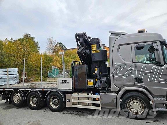 Scania R540B8x4*4NB med Palfinger PK53002SHE 6 utskyt PJ Smagās mašīnas ar celtni