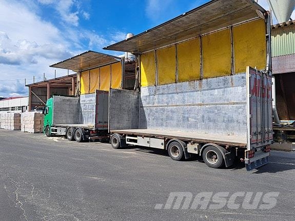Scania R650 B6x2NB med Tyllis tilhenger ボックスボディー、ウイング、箱車