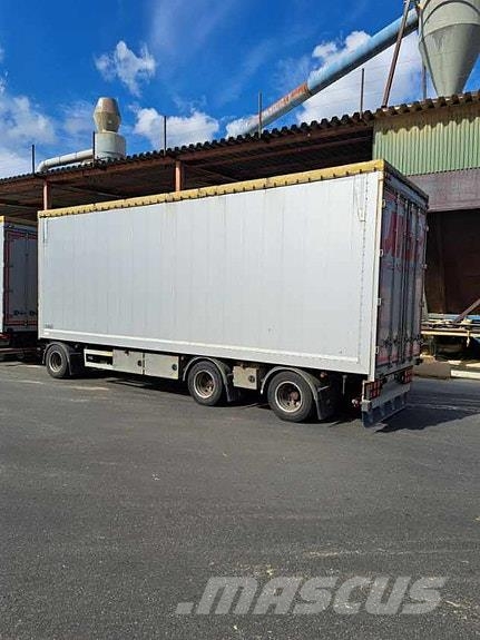 Scania R650 B6x2NB med Tyllis tilhenger ボックスボディー、ウイング、箱車