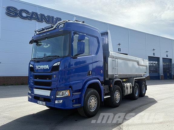 Scania R660B8x4HZ med Sørling boggikjerre شاحنات قلابة