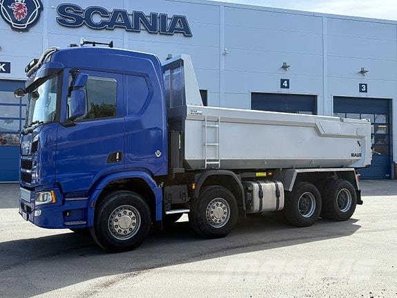Scania R660B8x4HZ med Sørling boggikjerre شاحنات قلابة