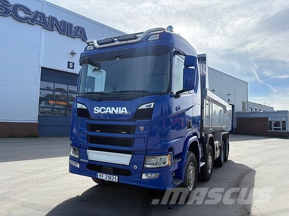 Scania R660B8x4HZ med Sørling boggikjerre شاحنات قلابة