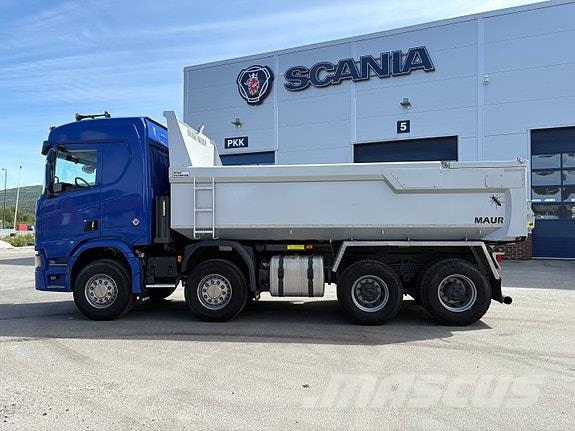 Scania R660B8x4HZ med Sørling boggikjerre شاحنات قلابة