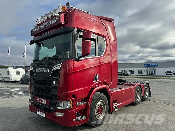 Scania R730 6X4 hydraulikk for tippsemi Stiholt påbygg Truck Tractor Units