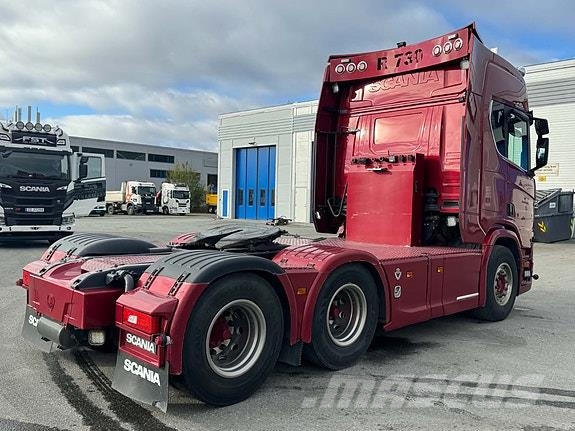 Scania R730 6X4 hydraulikk for tippsemi Stiholt påbygg Truck Tractor Units