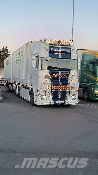 Scania S660 6X2 bil og henger. Norge Fineste Containerbil コンテナ、海コン車