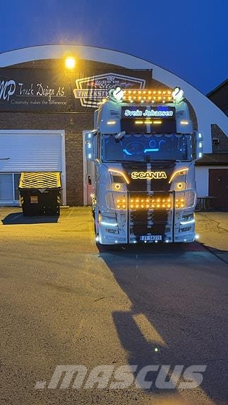 Scania S660 6X2 bil og henger. Norge Fineste Containerbil コンテナ、海コン車