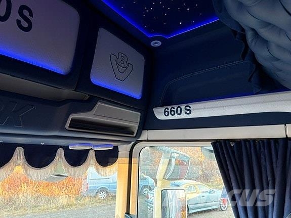 Scania S660 6X2 bil og henger. Norge Fineste Containerbil コンテナ、海コン車