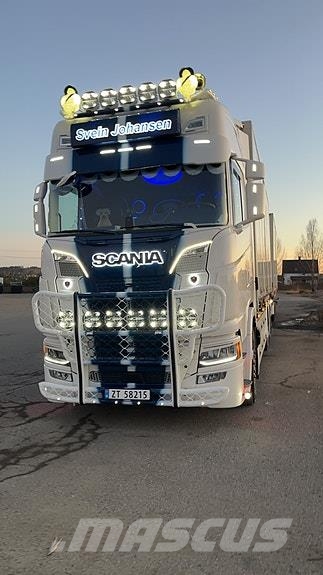 Scania S660 6X2 bil og henger. Norge Fineste Containerbil コンテナ、海コン車
