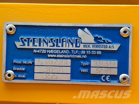 Steinsland 10 fot Bakskrape Schneeschilde und -pflüge