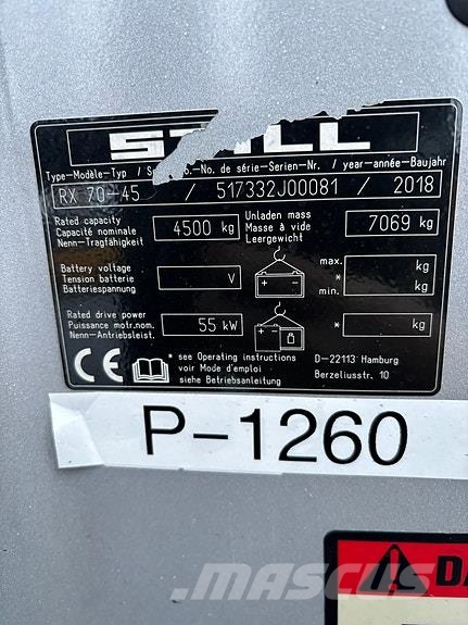 Still 4,5T Diesel truck Maszyny budowlane - Inne