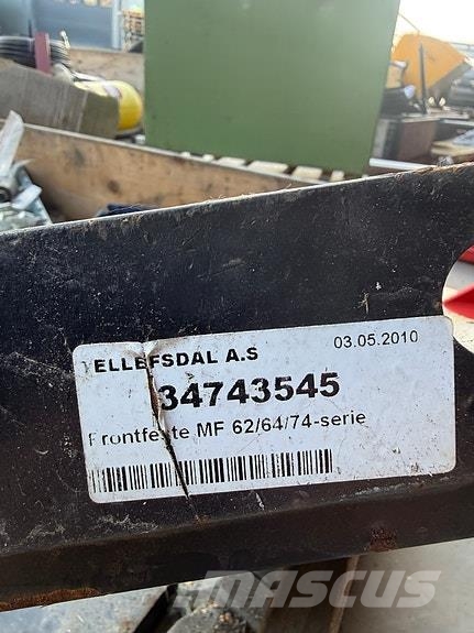 Tellefsdal Brøyteplate m/ fester MF 62/64/74 ماكينات الطرق والجليد الأخرى