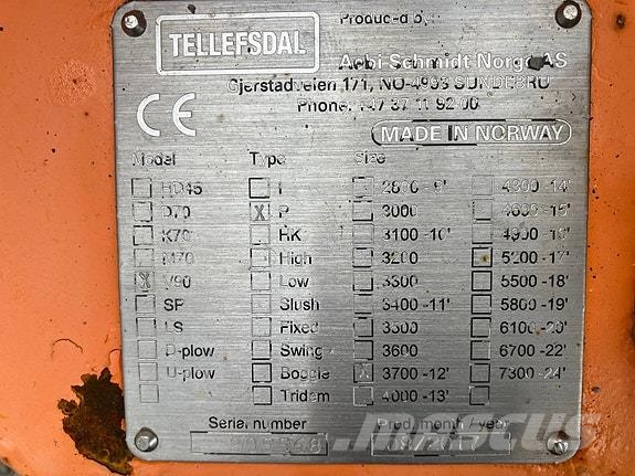 Tellefsdal V90-3700 P Schneeschilde und -pflüge