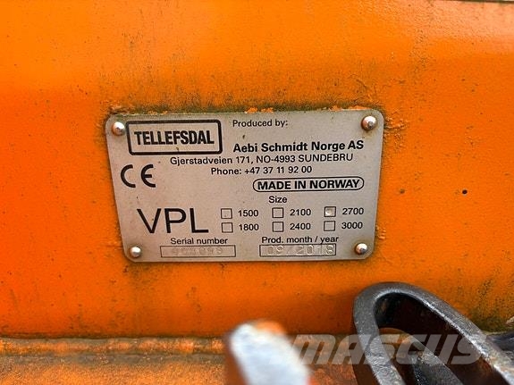 Tellefsdal VPL 270 Snežne daske i plugovi