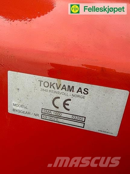 Tokvam SMA 1600 Drugi stroji za cesto in sneg