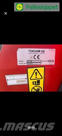 Tokvam VT-280 Άλλα μηχανήματα για το δρόμο και το χιόνι