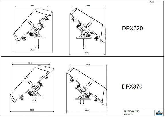 Trejon DPX Diagonalplog Snežne daske i plugovi