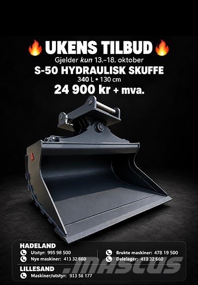UKENS TILBUD! S-50 Hydraulisk Skuffe Landbruk - Annet