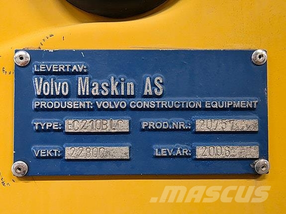 Volvo EC210BLC Anlegg - Annet