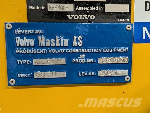 Volvo JL25H # Kun 800 timer, 94% batterikapasitet målt a Muut koneet