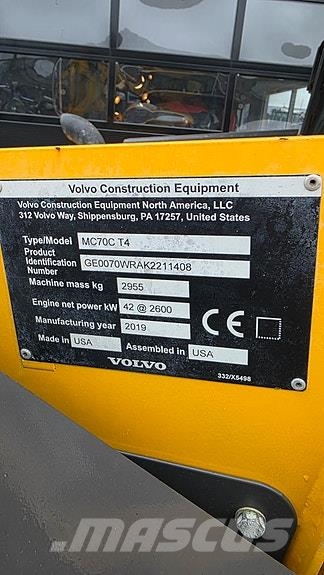 Volvo MC70C 700 timer Anlegg - Annet