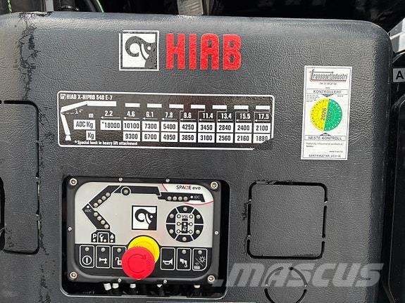 Volvo Ny pris FH550- Hiab 548E-7/Jib 150-X-6- kombi plan Camiones grúa