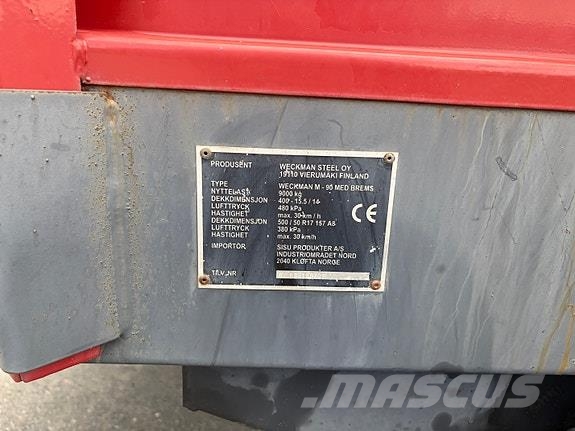 Weckman M 90 m/Brems Prikolica za splošno rabo