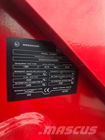 Weidemann 1380 Plus مقطورات للأغراض العامة