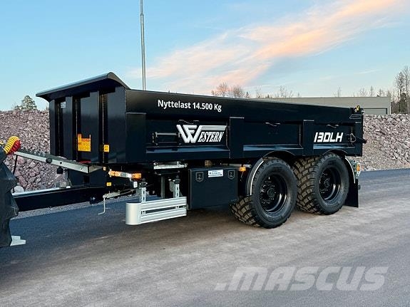 Western 13DLH Dumper |14,5 Tonn nyttelast | Hardox Ремаркета за бали