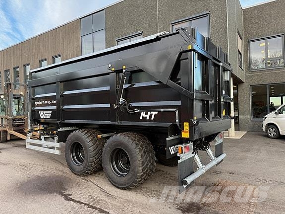 Western 14T - 23m3 | Volumhenger | 17Tonn | Hydraulisk pre مقطورات للأغراض العامة