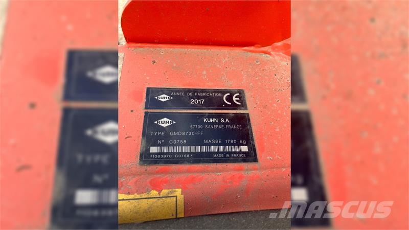 Kuhn GMD 8730 GMD 8730FF معدات حصد